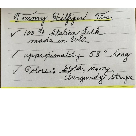 TOMMY HILFIGER VINTAGE GOLDEN STRIPED TIE - Picture 4 of 4